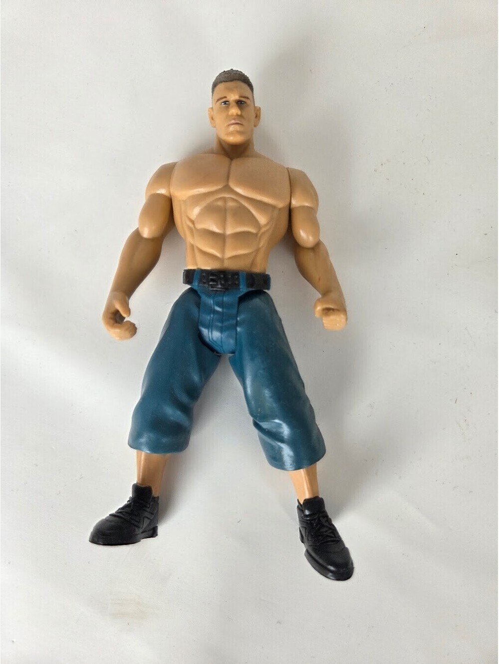 WWE John Cena Blue Shorts Action Figure Ruthless Aggression Era Jakks Pacific